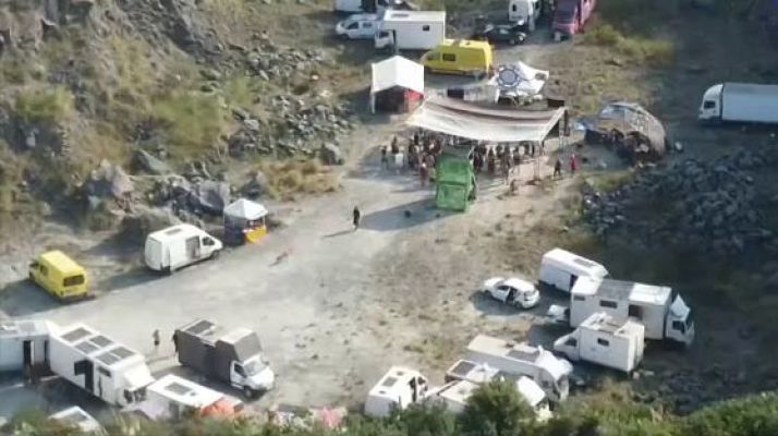 Telediario 1 - Desalojan una rave con 400 personas en Cantabria después de tres días de fiesta