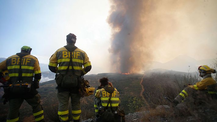 El alcalde de Porto dice que están \"libres del incendio\" de Zamora pero que existe riesgo - La hora de La 1 | Ver