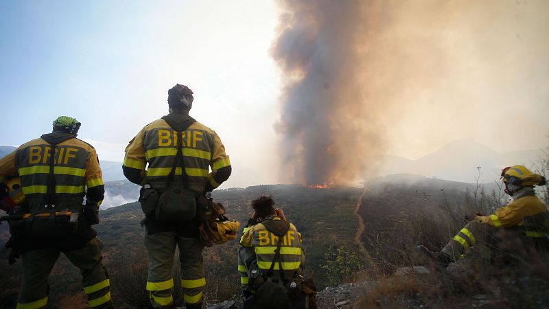 El alcalde de Porto dice que están "libres del incendio" de Zamora pero que existe riesgo - La hora de La 1 | Ver