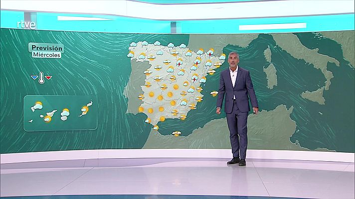 El tiempo - Temperaturas elevadas en Mallorca, zonas de la meseta Sur y de Andalucía