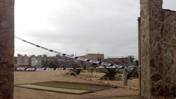 Telediario 1 - Muere una mujer por el temporal de viento en Badajoz