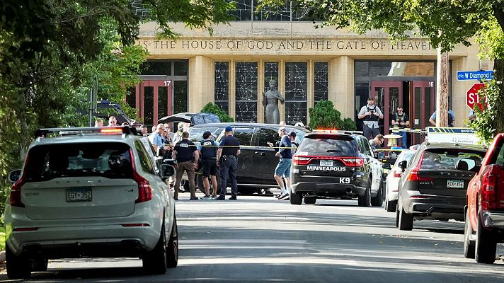 La tarde en 24h - Al menos dos muertos y 20 heridos en un tiroteo en una iglesia y escuela católicas de Minneapolis