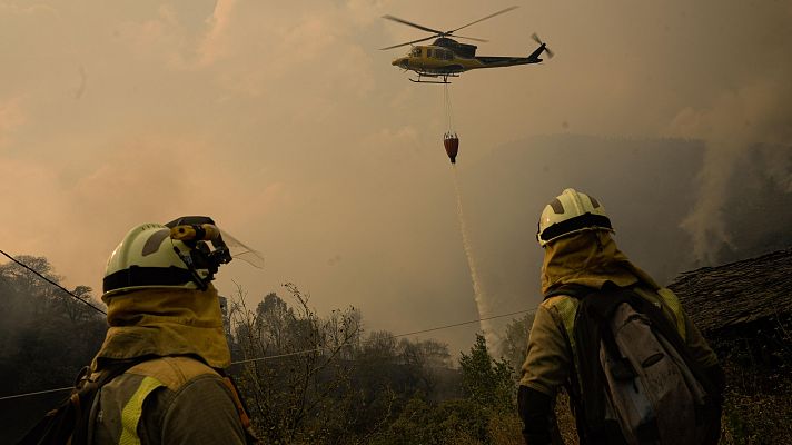 Los incendios dejan 115.300 hectáreas arrasadas en Galicia - Telediario 2 | Ver