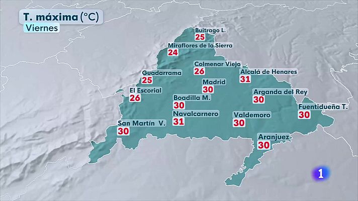 Informativo de Madrid - El tiempo en la Comunidad de Madrid -28/08/25