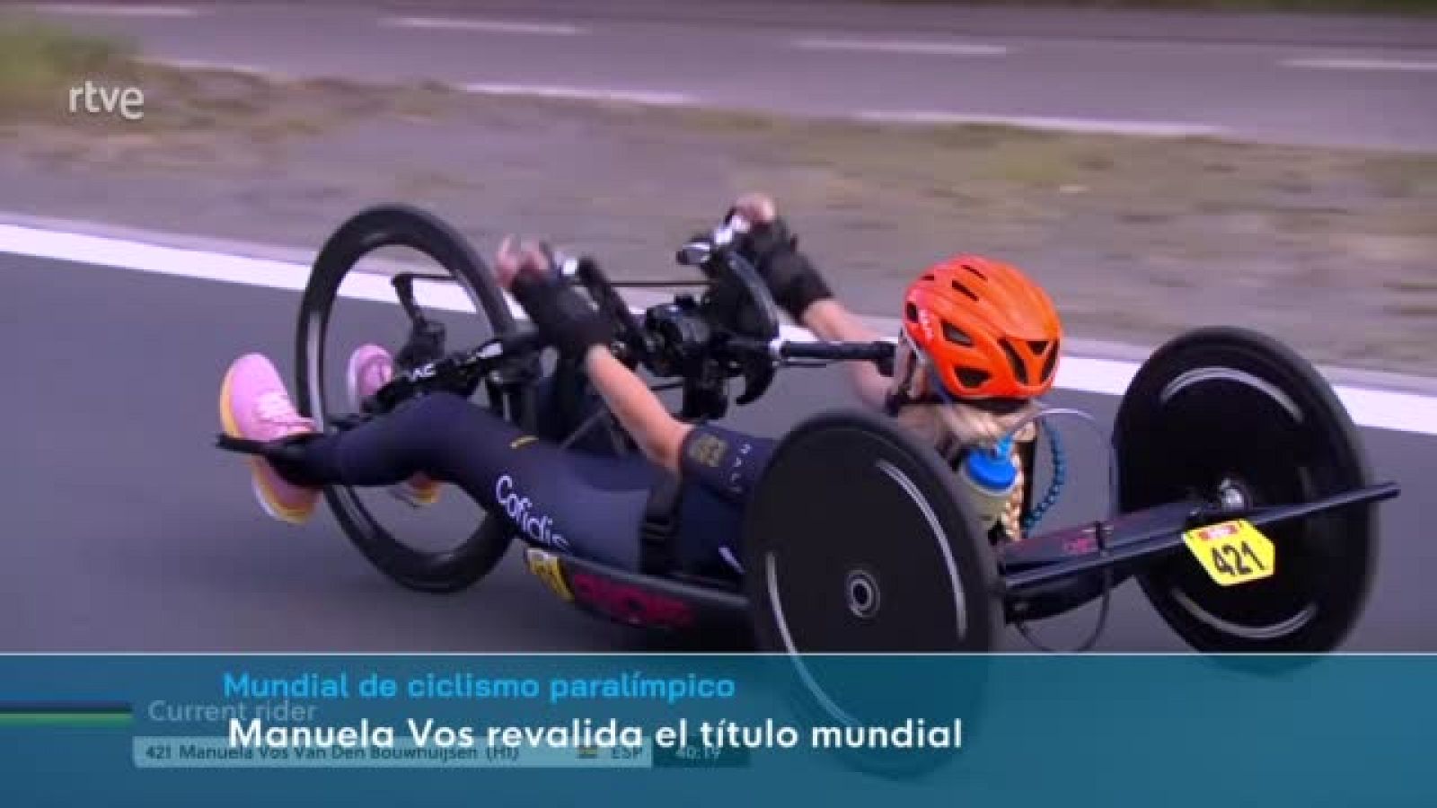 Manuela Vos, campeona en el Mundial de ciclismo paralímpico - Los Deportes de La1 | Ver