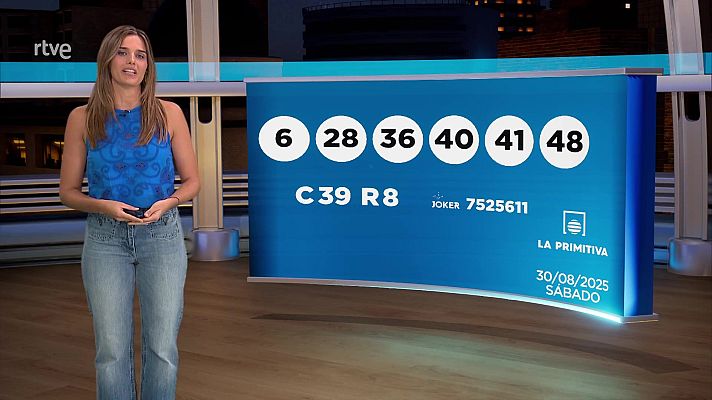 Loterías - Sorteo de la Bonoloto y Primitiva del 30/08/2025