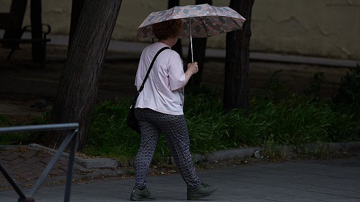 El tiempo - Cielos nubosos con chubascos y tormentas