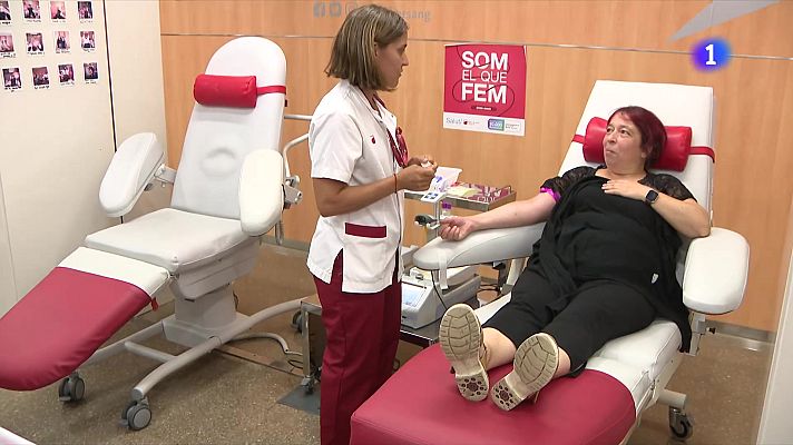 L'Informatiu - Crida a fer donacions de sang després de les vacances d'estiu