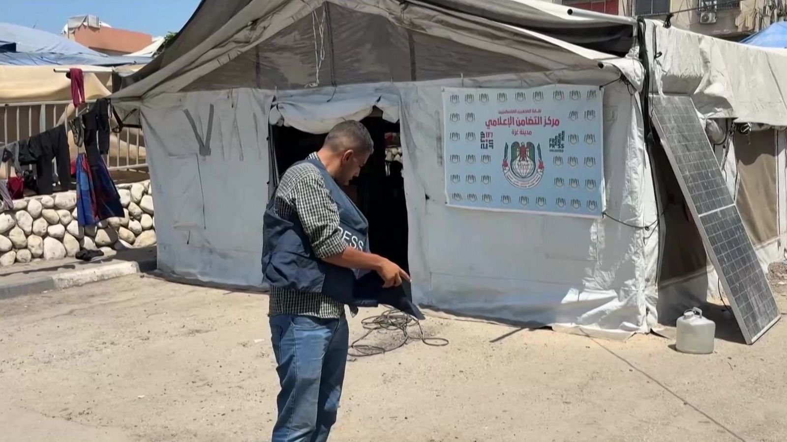 El riesgo de ser periodista en la Franja de Gaza | Ver