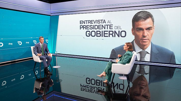 Entrevista a Pedro Sánchez en TVE | Vídeo completo - Telediario 2 | Ver