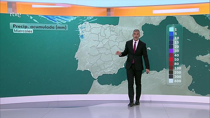 El tiempo - Chubascos matinales fuertes en el este de Cataluña y, menos probables, en el litoral sur de Valencia
