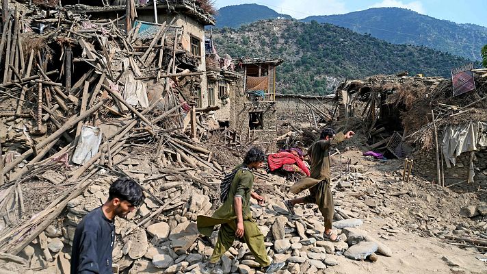 Telediario 1 - Más de 1.400 muertos y 3.100 heridos por el terremoto de Afganistán