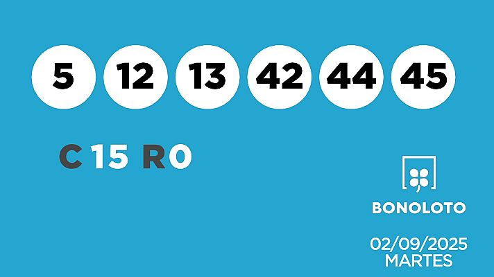 SELAE - Sorteo de la Lotería Bonoloto y Euromillones del 02/09/2025