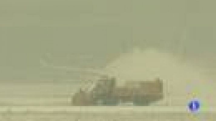 Telediario 1 - El temporal afecta el tráfico aéreo