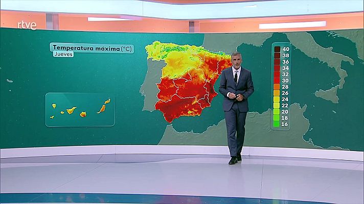 El tiempo - Posibilidad de chubascos y/o tormentas localmente fuertes de madrugada en el Pirineo más occidental