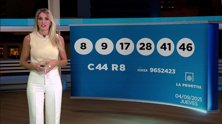 Loterías - Sorteo de la Lotería Nacional, Bonoloto, Primitiva y Jóker del 04/09/2025