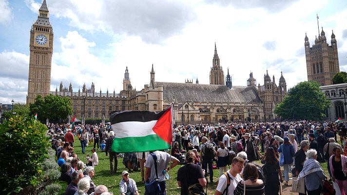 Telediario Fin de Semana - El grupo Acción Palestina aviva el debate político en Reino Unido