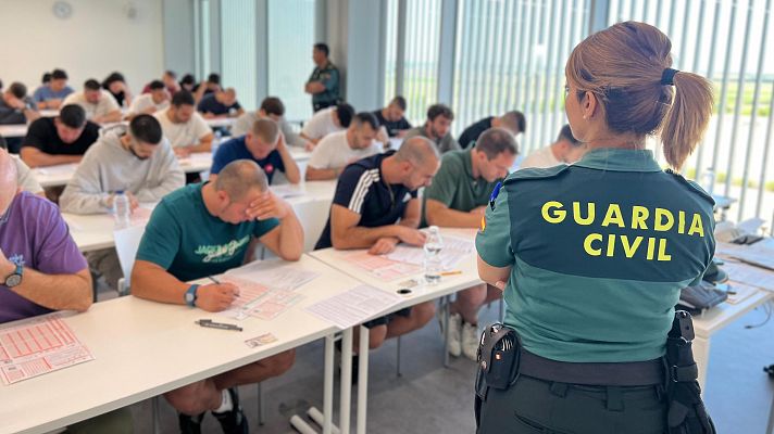 Telediario Fin de Semana - Nervios para los miles de aspirantes a las oposiciones a Guardia Civil