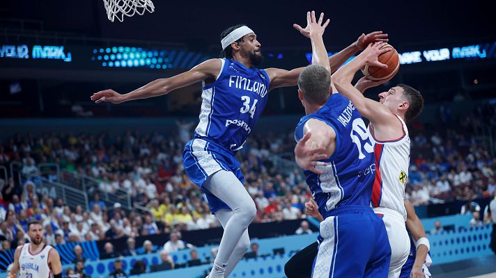 Baloncesto en RTVE - Serbia - Finlandia | Mejores momentos del partido de octavos del Eurobasket