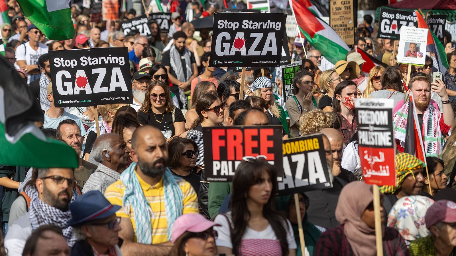 150 detenidos en una protesta pro-Palestina en Londres | Ver