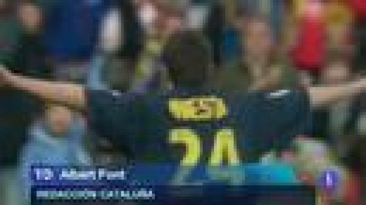 Telediario 1 - Iniesta respalda a Víctor Valdés