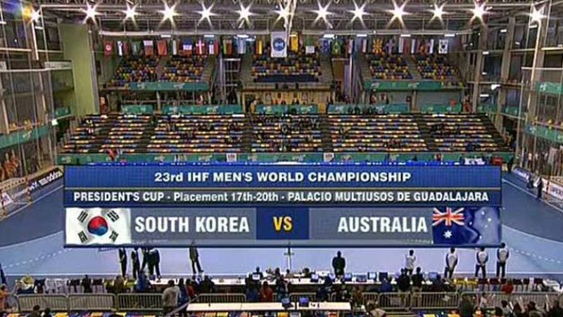 Mundial de Balonmano - President's Cup: Corea del Sur - Australia 