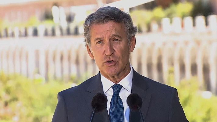 Informativo 24h - Feijoo desvela que el rey le dijo que "entendía" su decisión de no asistir a la apertura del año judicial