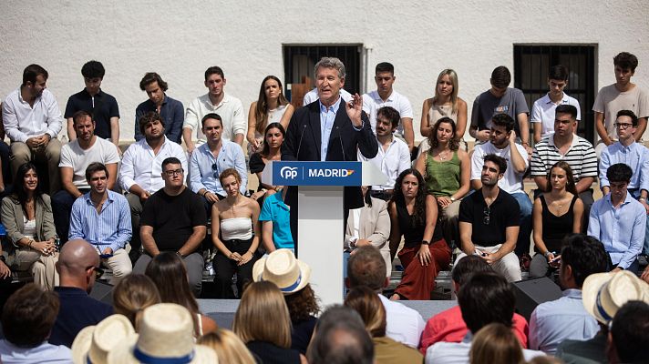 Telediario 1 - La crispación entre el PP y el Gobierno marca el arranque del curso político