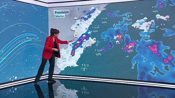 El tiempo - Descenso notable de las temperaturas máximas en el Cantábrico oriental y alto Ebro