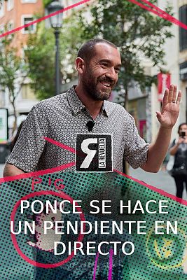 Jorge Ponce se hace un pendiente en directo