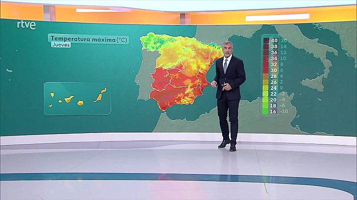 El tiempo - Frente atlántico por la Península, que dejará cielos nubosos y precipitaciones en Galicia y en el Cantábrico