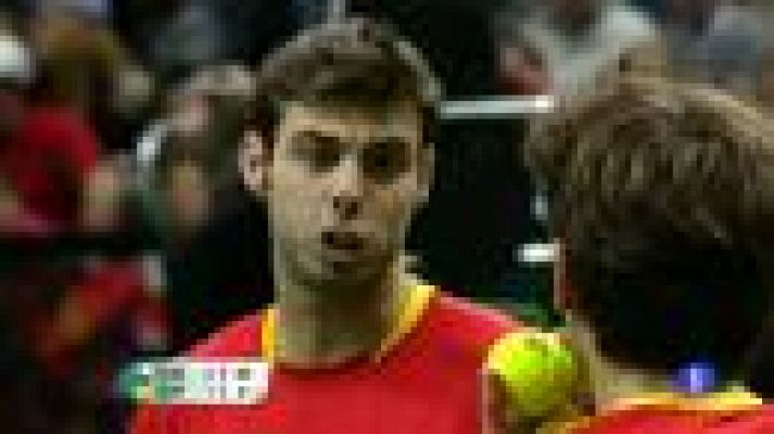 Telediario 1 - Corretja da la lista de la Davis