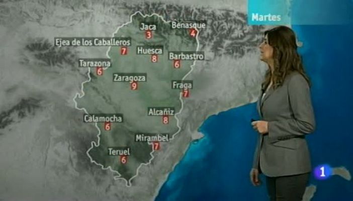 Noticias Aragón - El tiempo en Aragón - 22/01/13