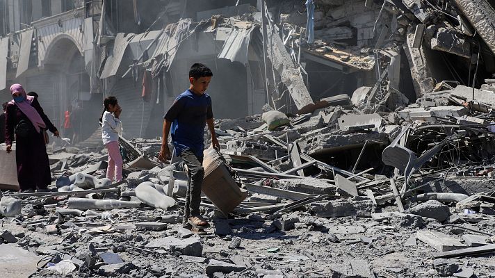 Telediario 1 - La ofensiva en Gaza abre el debate sobre el uso del término "genocidio"