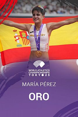 Mara Prez logra la medalla de oro en los 35 kilmetros marcha en el Mundial de atletismo