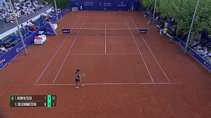 Tenis - WTA Internacional de San Sebastián. 2ª Semifinal: T. Korpatsch - O. Selekhmeteva