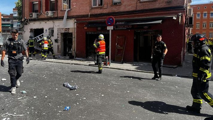 Fin de semana 24h - "Situación de caos" en el barrio de Vallecas tras una explosión en un bar