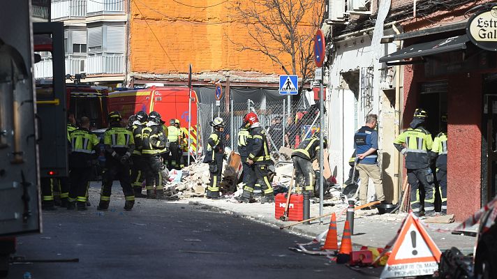 Telediario Fin de Semana - Al menos 25 heridos por una gran explosión en Puente de Vallecas