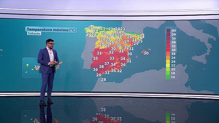 El tiempo - Temperaturas máximas elevadas en Campiñas Sevillana y Gaditana.