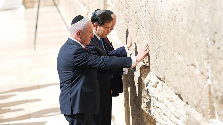 Telediario Fin de Semana - Netanyahu, con Rubio: la alianza "es tan sólida como las piedras del Muro de las Lamentaciones"