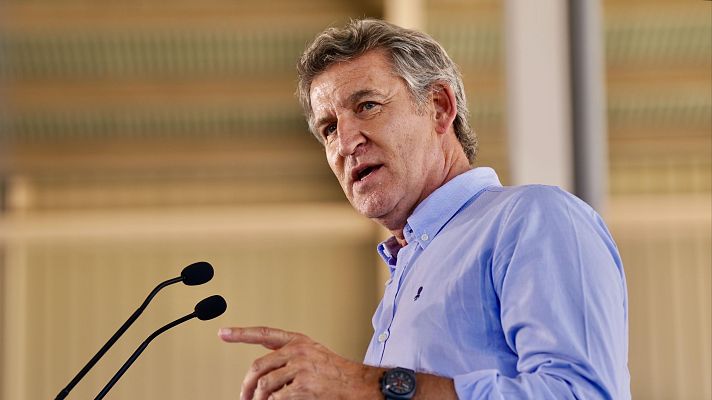 La hora de La 1 - Feijóo acusa a Sánchez de intentar "tapar" la corrupción "alentando" las protestas propalestinas en La Vuelta