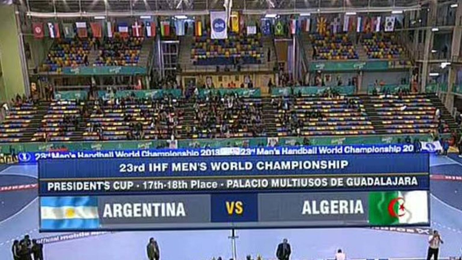 Mundial de Balonmano - President's Cup: Argentina - Argelia
