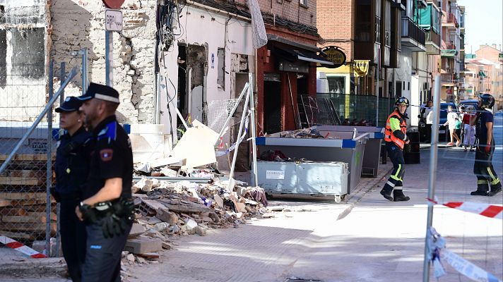 Telediario 2 - Localizan el cuerpo sin vida de una segunda persona bajo los escombros de la explosión de Vallecas