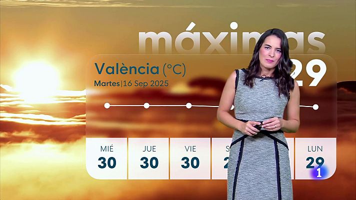 L'informatiu - Comunitat Valenciana - El tiempo en la Comunitat Valenciana 16/09/25