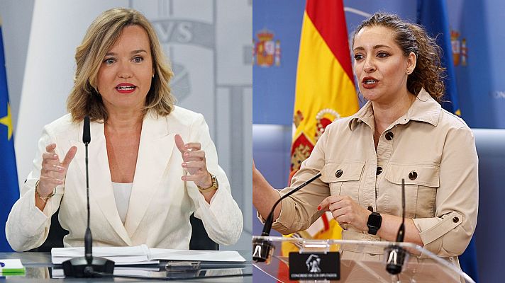 Telediario 2 - El PP acusa de "tacticismo" al Gobierno, que le reprocha que no condene el "genocidio" en Gaza