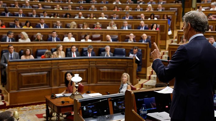 Modo Digital - Sánchez pide a Feijóo escuchar a la ONU hablar de "genocidio" y este le acusa de ser capaz de pactar hasta con Netanyahu