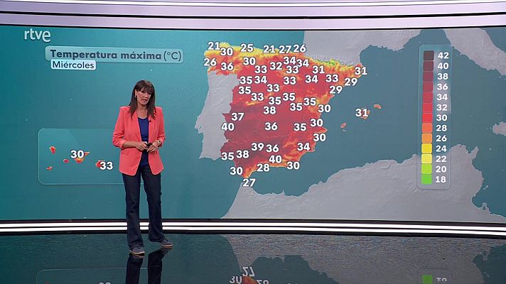 El tiempo - Mínimas en aumento en Canarias, Extremadura e interiores de la mitad norte peninsular