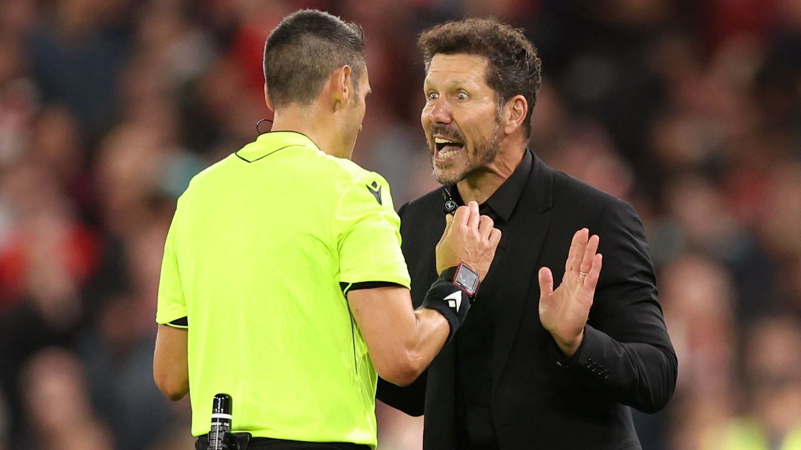 Simeone: "No me gusta recibir insultos durante todo el partido" - Fútbol | Ver