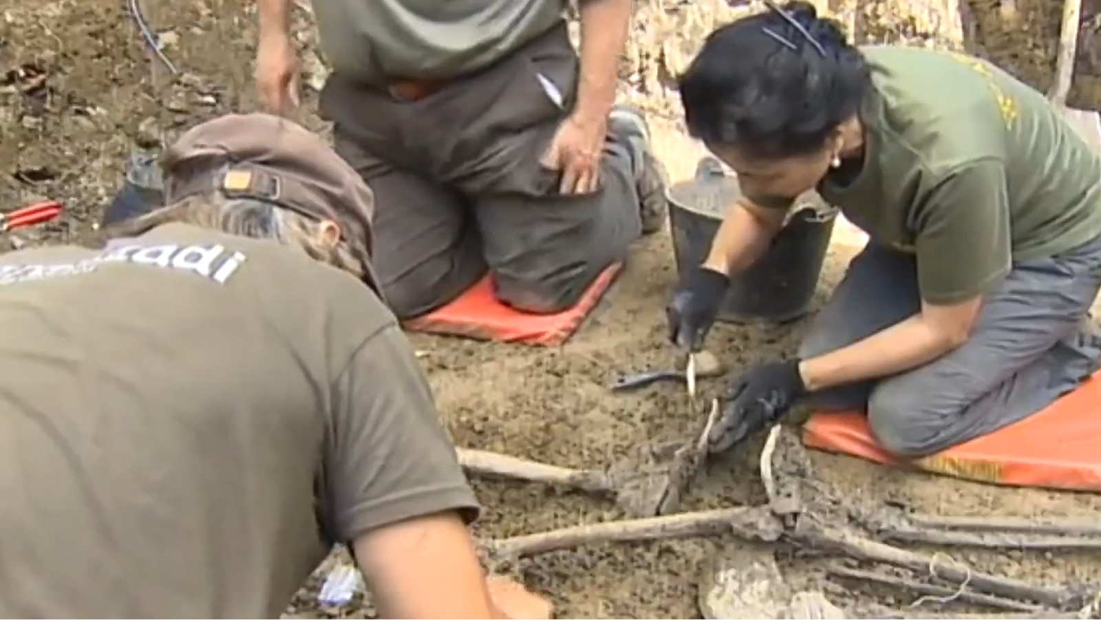 Exhumación en el cementerio de Larrasoaña (Esteríbar, Navarra) | Ver ahora
