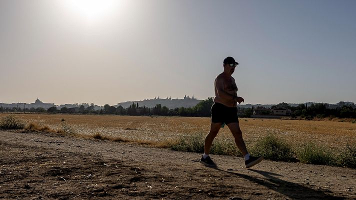 Telediario 1 - Día de altas temperaturas en todo el país